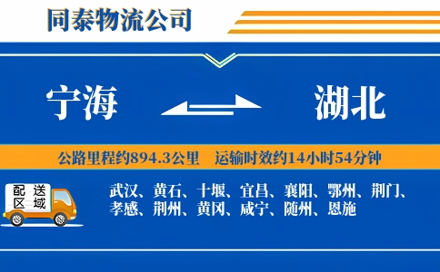 宁海到湖北物流公司