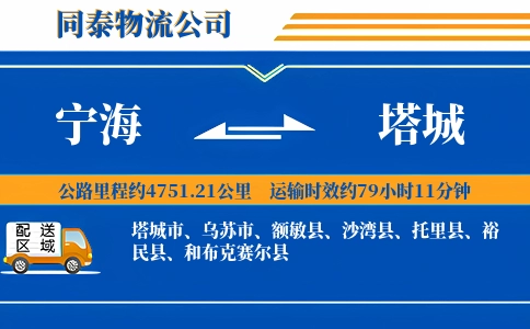宁海到塔城物流公司